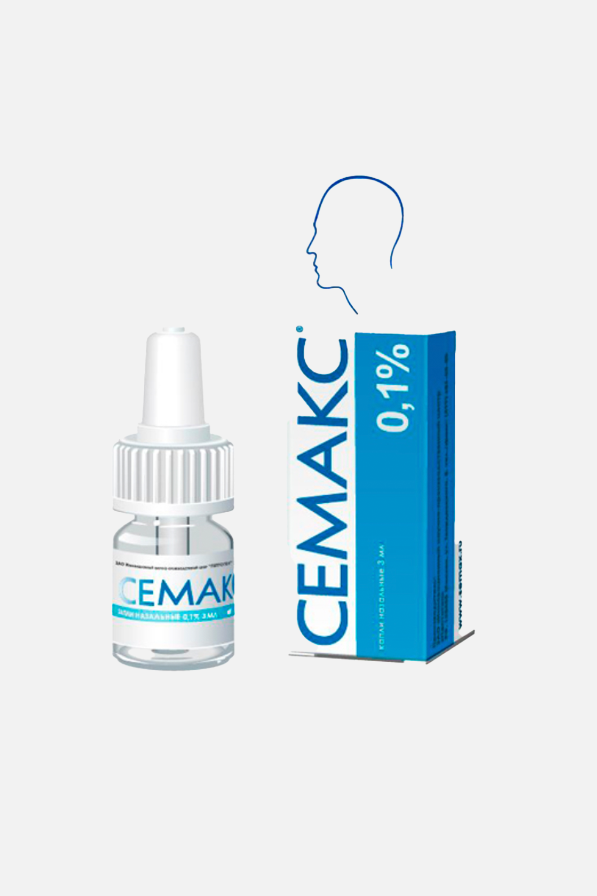 SEMAX 0,1% (peptide nasal drops)